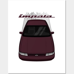 Chevrolet Impala SS 1994 - 1996 - dark cherry red Posters and Art